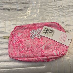 Pink Patterned belt bag